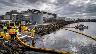 Equinix data center spills thousands of gallons of diesel in Hackensack River; New Jersey Mayor attributes it to a 'computer glitch', department claims no observed impacts on local wildlife