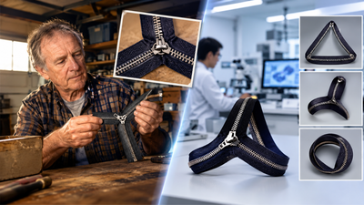 In 1985, Bill Freeman's three-sided zipper was rejected and left in his garage; 40 years later, MIT revived it as a shape-shifting fastener