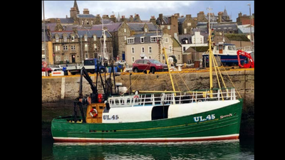 Scottish prawn trawler Sustain hit rocks near Ullapool after its skipper fell asleep; he was exhausted after days at sea and no watch alarm was fitted