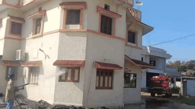 Firemen called for ‘fire call’, end up washing BJP MLA’s bungalow in Gujarat