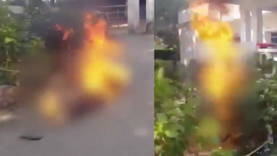 Hyderabad tea stall owner walks into police station, sets himself ablaze
