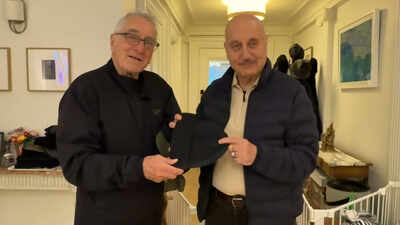 Robert De Niro hosts Anupam Kher for lunch in US with partner Tiffany Chen; Bollywood actor says, 'Fortunate to call you my friend'
