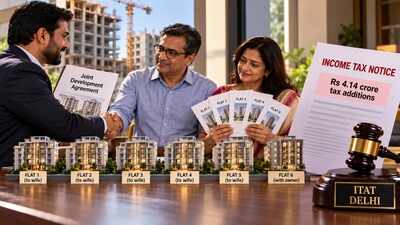 Man enters JDA for land, gets 6 flats from builder and transfers 5 to wife, but gets tax notice; ITAT Delhi deletes Rs 4.14 crore additions after finding no stock-in-trade conversion or sale