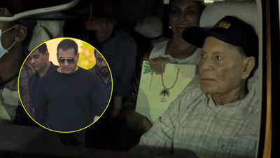 Salim Khan makes a RARE public appearance with Salma Khan at granddaughter Sipaara's first birthday; Salman Khan, Sohail Khan and Arpita Khan Sharma join the celebration