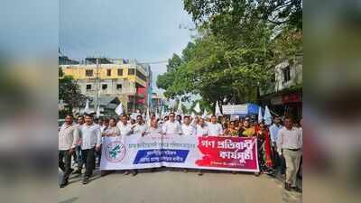 AJYCP hits the streets in Sivasagar over ‘pending’ flood assistance