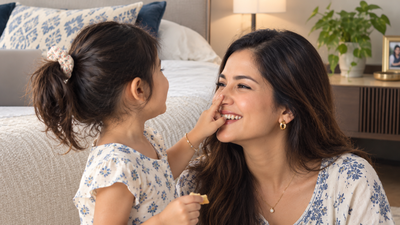 Psychology says children who keep touching a parent’s face while talking may have a deeper reason for doing it