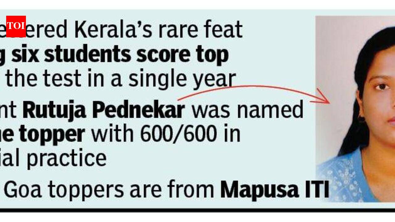 Nine students from single ITI in Goa top all-India test