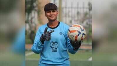 Zinc Football Academy’s goalkeeper Sonam Ghosh in the India Under-17 football team or the AFC Women’s Asian Cup China 2027 Qualifiers