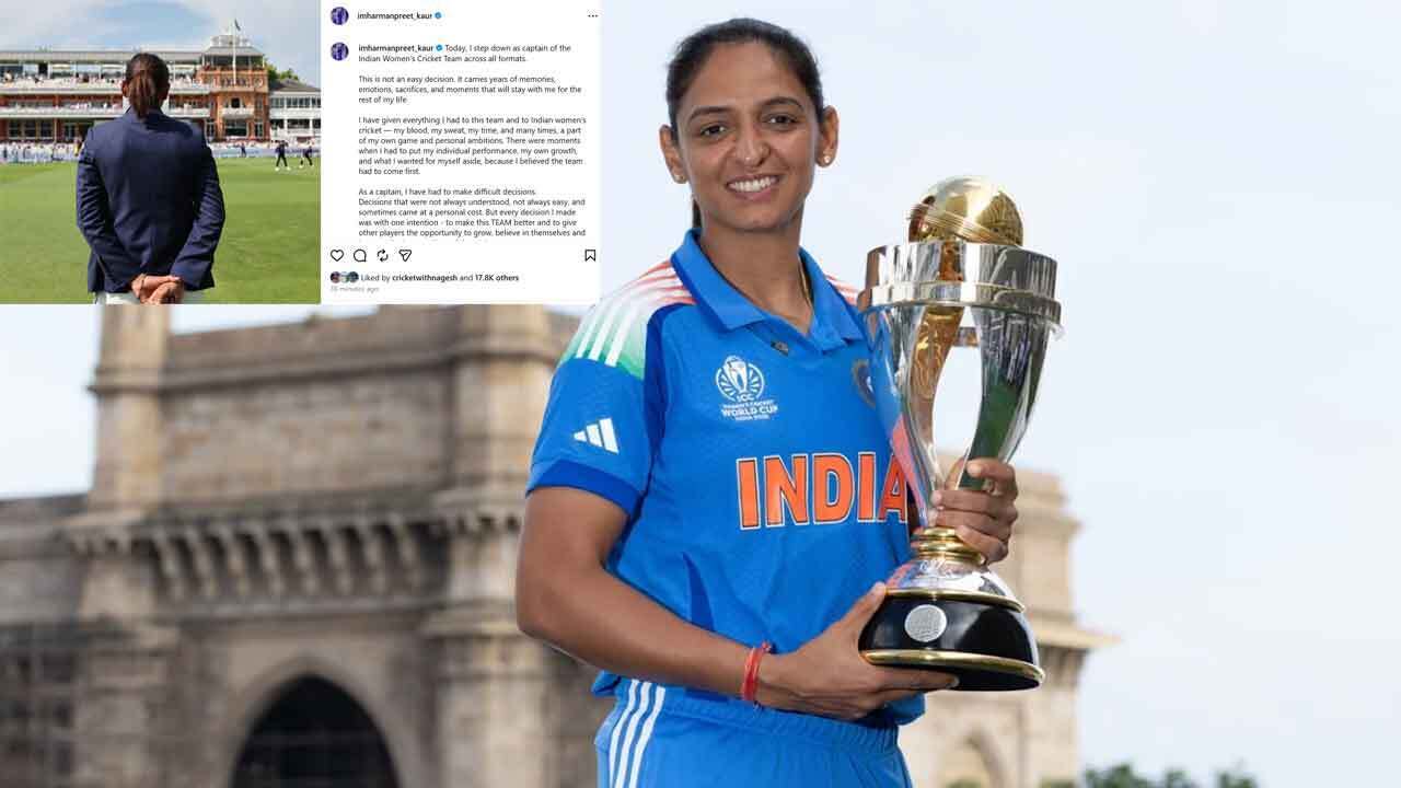 Harmanpreet Kaur Steps Down as India Women's Cricket Captain Across All Formats
