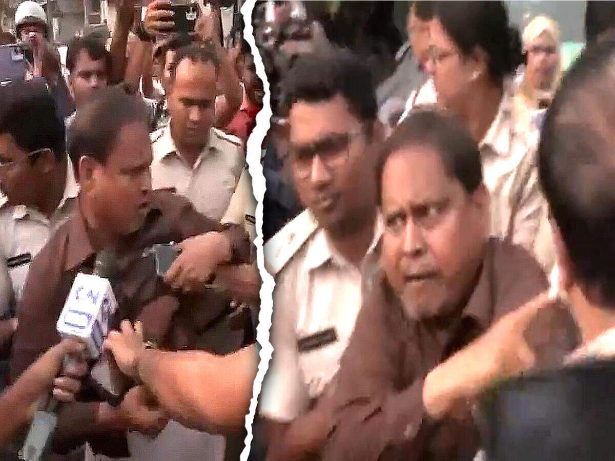 Police Take AJUP Chief From Rejinagar Office During Bypoll