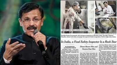 ‘Rockstar food inspector': Maharashtra FDA chief Tukaram Mundhe gets New York Times front-page spotlight