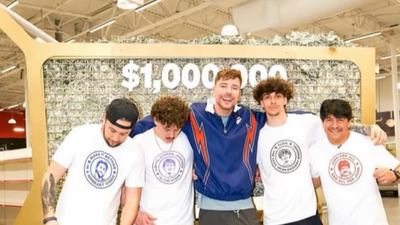 MrBeast breaks personal YouTube record as $1 million grocery store video hits 125 million views