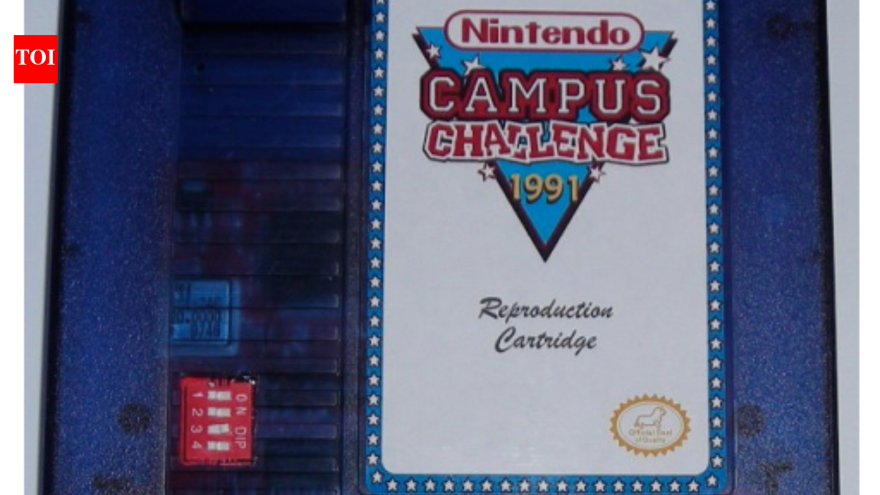 Nintendo destroyed its 1991 Campus Challenge cartridges; one surfaced at a 2006 garage sale, sold for $20,100