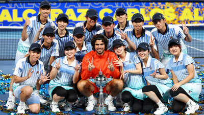 ‘It’s been a while’: Carlos Alcaraz becomes first player since Pete Sampras to retain Japan Open