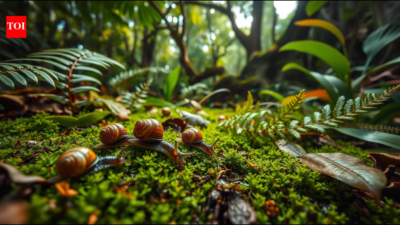 This tiny snail was declared extinct but found alive on Norfolk Island in 2020; just 46 founders launched a breeding programme that has now returned more than 1,300 to the wild