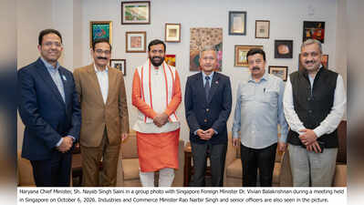 CM’s Singapore visit draws Rs 5,500cr investment proposals for Haryana
