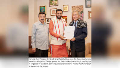 CM’s Singapore visit draws Rs 5,500cr investment proposals for Haryana