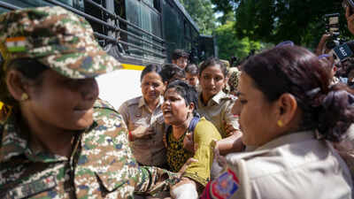 Misbehaved, torn clothes and badges: Delhi Police flags assault on women cops during protests