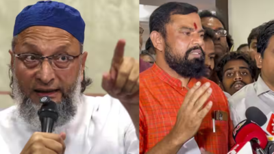 Muslim bouncers ‘boycotted’ at Dandiya events? Owaisi raises alarm, Raja Singh threatens shutdown