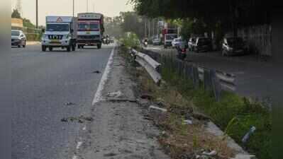 After exposed railing impales biker on Delhi-Gurgaon Expressway, NHAI to remove them