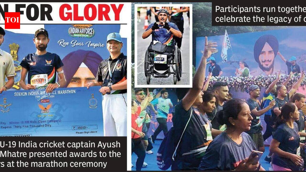 Sekhon IAF marathon draws 10,000 participants