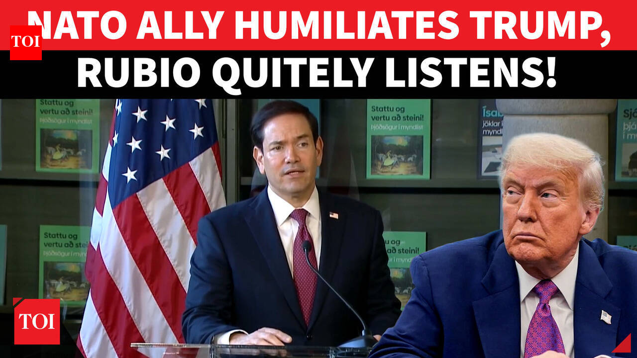 Marco Rubio Humiliated By NATO Reporter Over Trump's Iceland ‘Takeover’ Post | On Cam