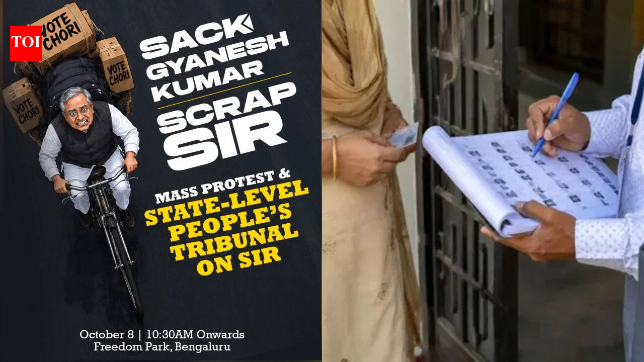 After Delhi and Mumbai, Bengaluru to protest against SIR on Thursday - all you need to know