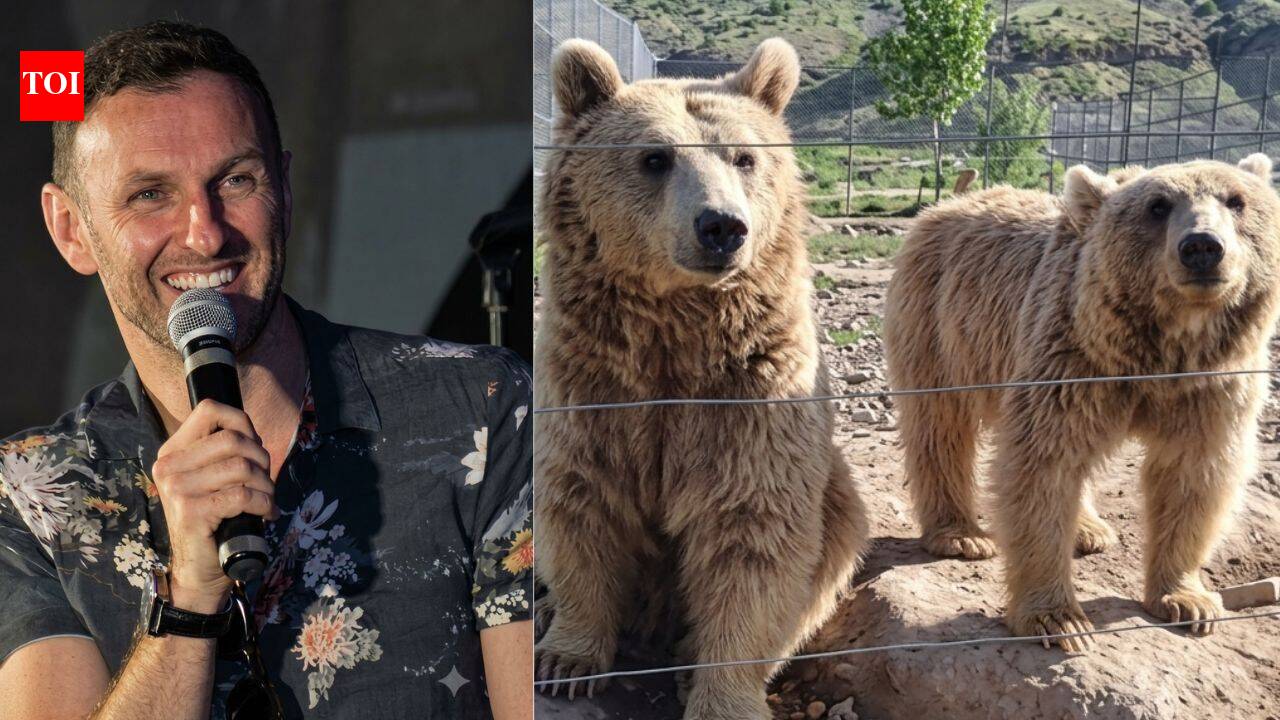 Outlander star Steven Cree opens Armenia sanctuary for three rescued bears