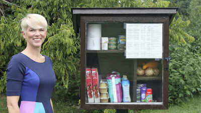 In 2016, an Arkansas woman put one wooden pantry outside a church with food and toiletries; within three months the idea had gone global, and the movement now maps 2,301 mini pantries