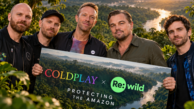 Coldplay teamed up with Leonardo DiCaprio's Re to protect Brazil's Amazon; six states pledged to safeguard 1.7 million hectares