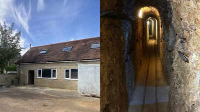 In the 1980s, British civil engineer Tony Deane began digging beneath his family home; 20 years later, the four-level tunnels had a railway and one-tonne lift and are heading to auction from £300,000
