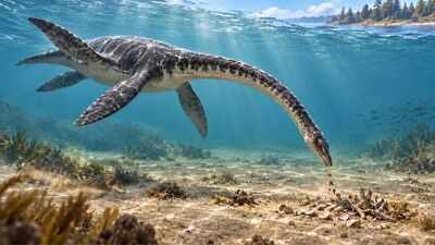 Ancient marine reptiles may have swum to shore to vomit; Jurassic fossils reveal a strange behaviour seen in seals today