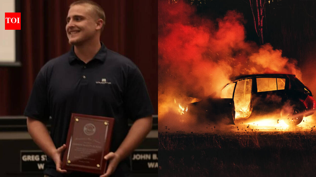 South Dakota student honoured after pulling teen from burning ar