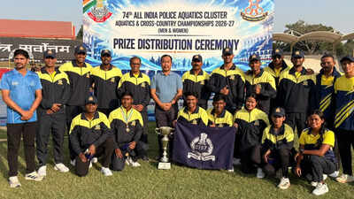 CISF men’s swimming team tops 74th All India Police Aquatic Cluster in Manesar with 19 medals
