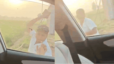 Watch: Woman, daughter attacked with bricks and stones while driving to school in Raebareli; 3 held