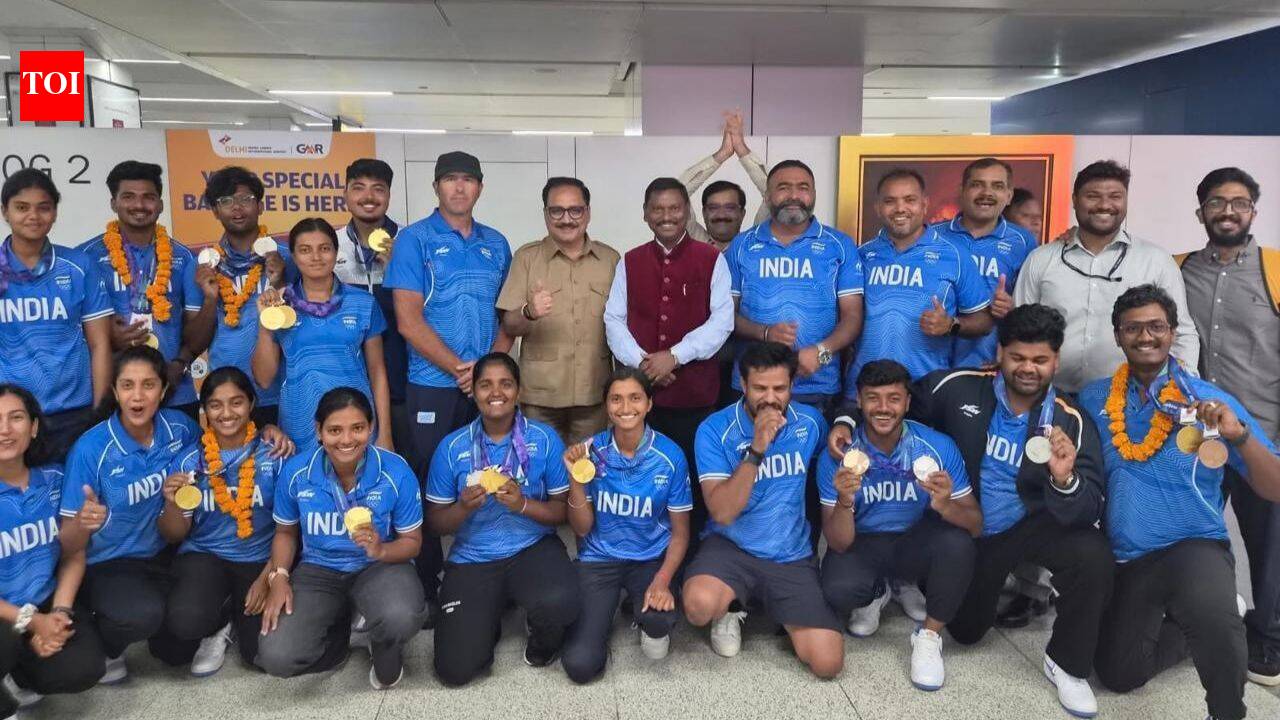 Indian archers celebrate during their historic medal-winning campaign at the Aichi-Nagoya Asian Games