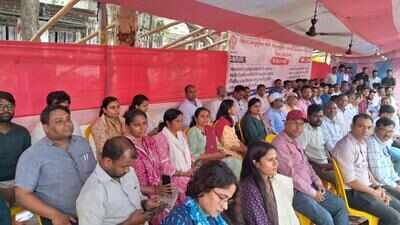 SC/ST welfare cadre officers intensify stir, launch indefinite dharna