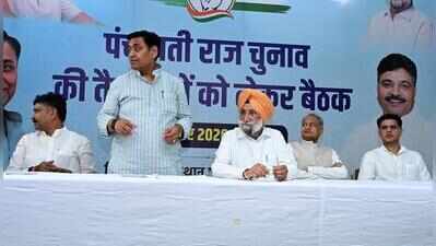 Congress projects unity ahead of panchayat polls, targets BJP govt