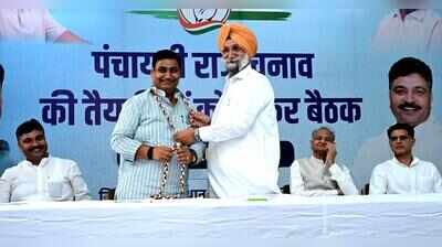 Congress projects unity ahead of panchayat polls, targets BJP govt
