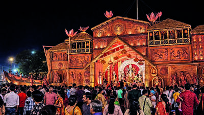 From neighbourhood pujas to grand spectacles: How Lucknow’s Durga Puja pandals are scaling up