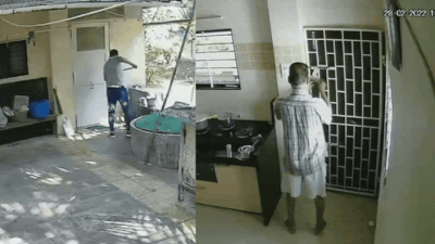CCTV captures a father’s fear: Son attacks him with iron rod, 4 years later, he dies by suicide