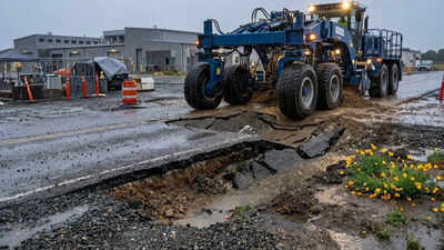 In 2025, California ran six 100%-recycled-asphalt road sections under a ...