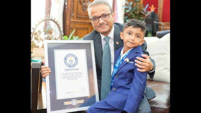  Indian-American kid who made Guinness record as the youngest person to publish a book. He was 3 when he wrote 'Dino Learns Not To Waste Food'