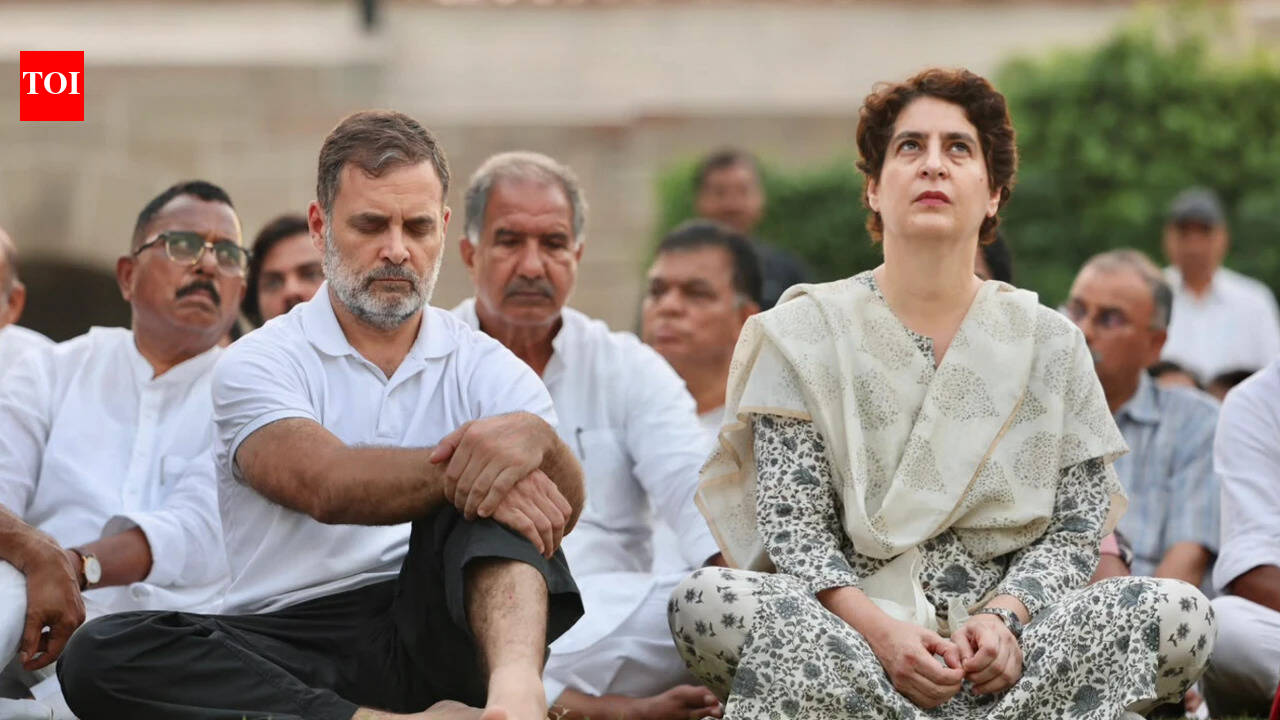 4 FIRs against Rahul, Priyanka over anti-CEC protests in Delhi