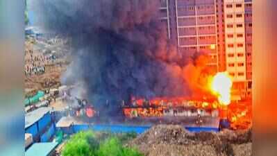 7 gas cylinders explode as fire tears through Mulund labour camp in Mumbai, no one hurt