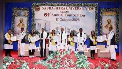Women students lead the way at Saurashtra University’s 61st convocation