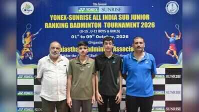 Rajasthan pair Vayam Lamba-Shreyansh Choudhary enters U-15 boys doubles final; Chinmay Wankhede sets up U-15 boys singles title clash against Linesh Vaibav