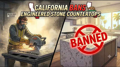California is set to become the first US state to ban popular kitchen countertops made with engineered stone, Australia did the same in 2024; 'fear' is growing ...