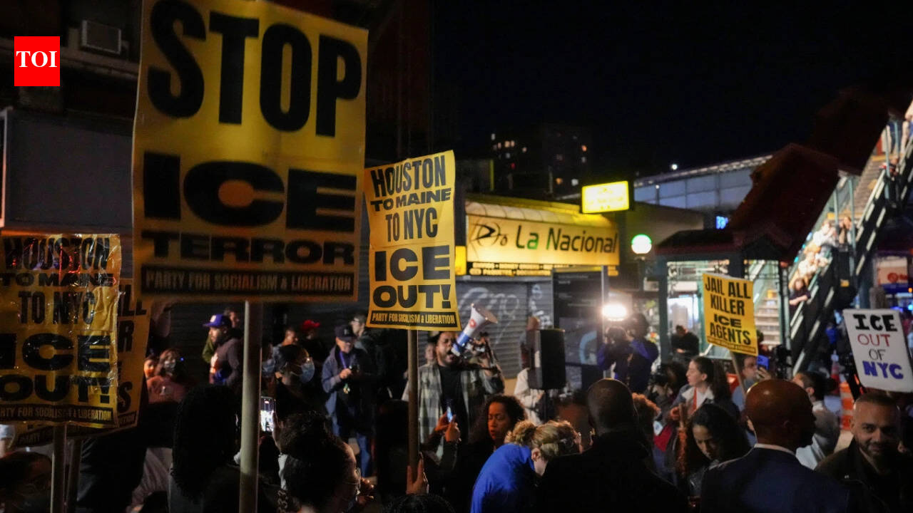'ICE out of our neighbourhoods’: Shooting of man sparks protests in New York