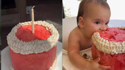 No sugar, no flour! Mom’s unusual ‘bone marrow cake’ for baby's first birthday divides the internet, netizens says 'Jesus Christ, someone called the child helpline'